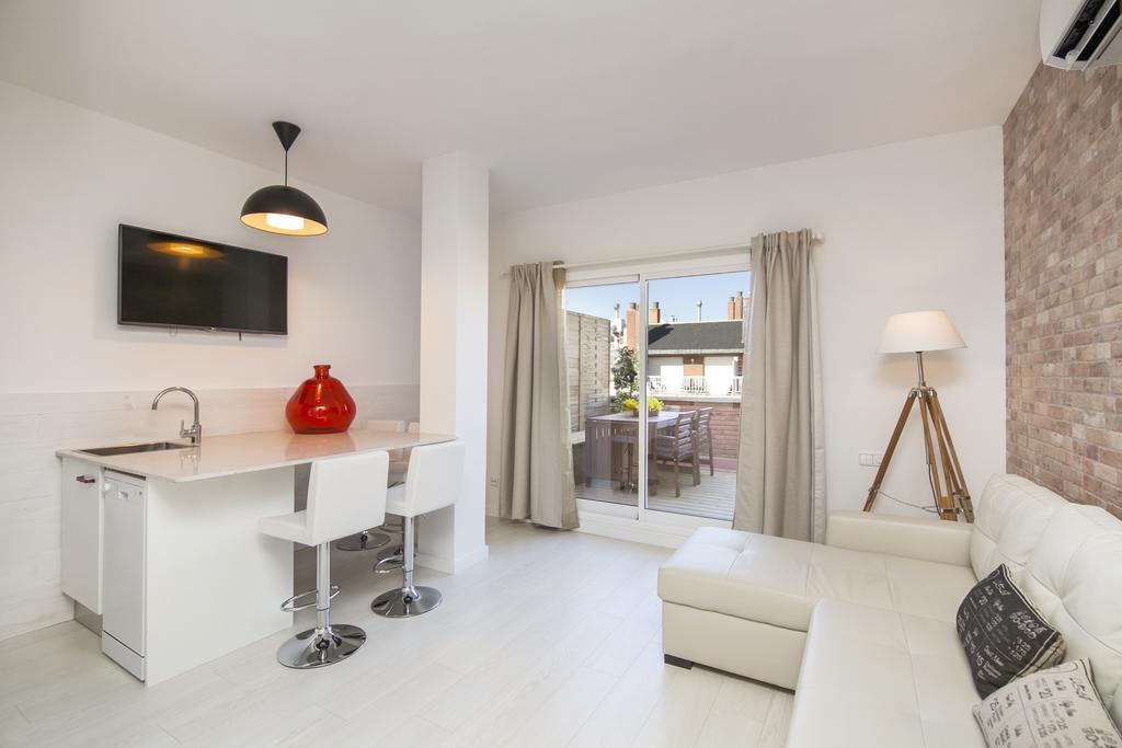 Apartment Barcelona Penthouse Private Terrace Sustainable Stay Keyless Access